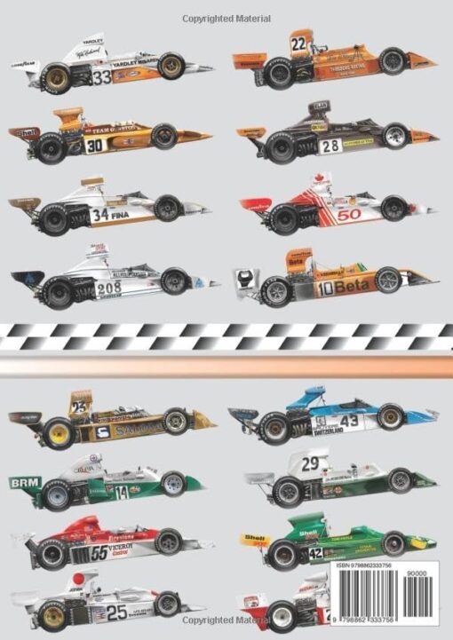 Formula One Grands Prix Story 1974 Season F1 World Championship: Relive the races, get excited with the starting grids cars teams rankings. The definitive picture book for F1 enthusiasts – Image 2