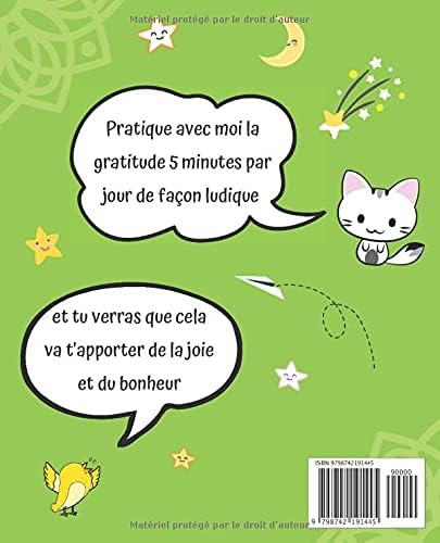 Mon Journal de Gratitude enfant: carnet à remplir 5 minutes par jour pour développer la pensée positive, gagner la confiance en soi et avoir du ... citations inspirantes | pour fille et garçon – Image 2
