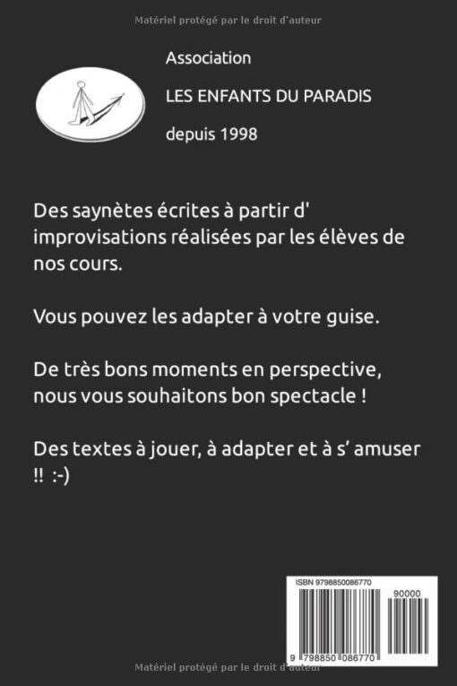 15 Saynètes de théâtre pour les 6 - 12 ans pour spectacles enfants: THÉÂTRE Textes - Saynètes - Comédie – Improvisations - Sketchs à jouer – Image 2