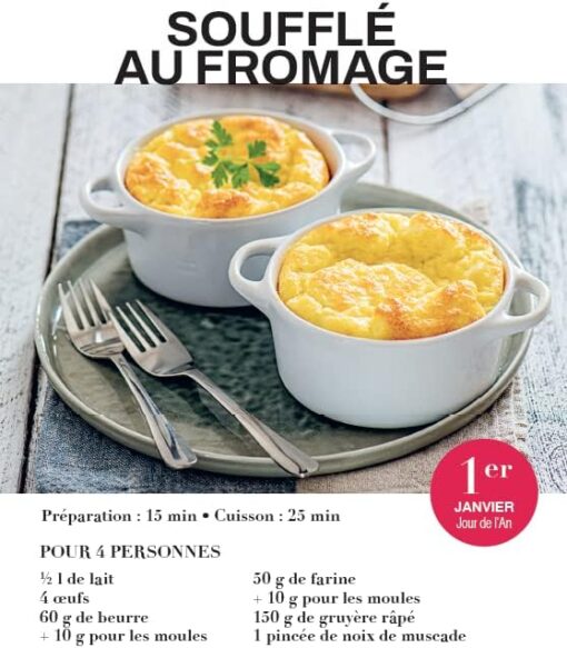 Calendrier 365 recettes préférées des Français - L'Année à Bloc – Image 2