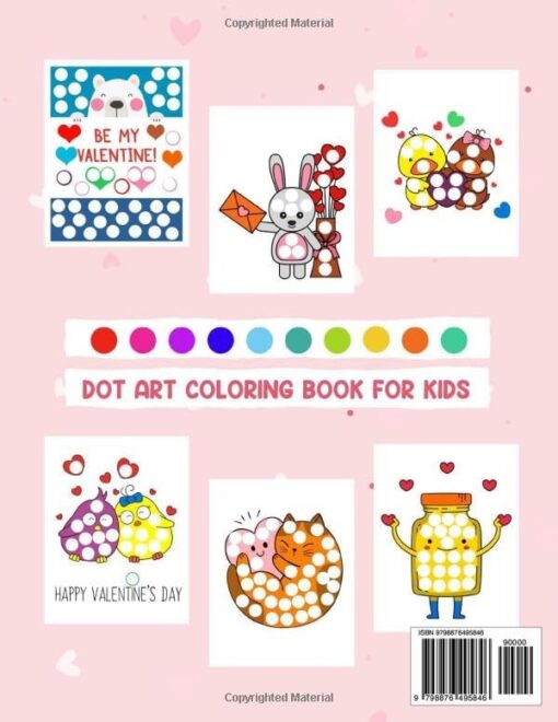 Valentine's Day Dot Art: Coloring Book For Kids – Image 2