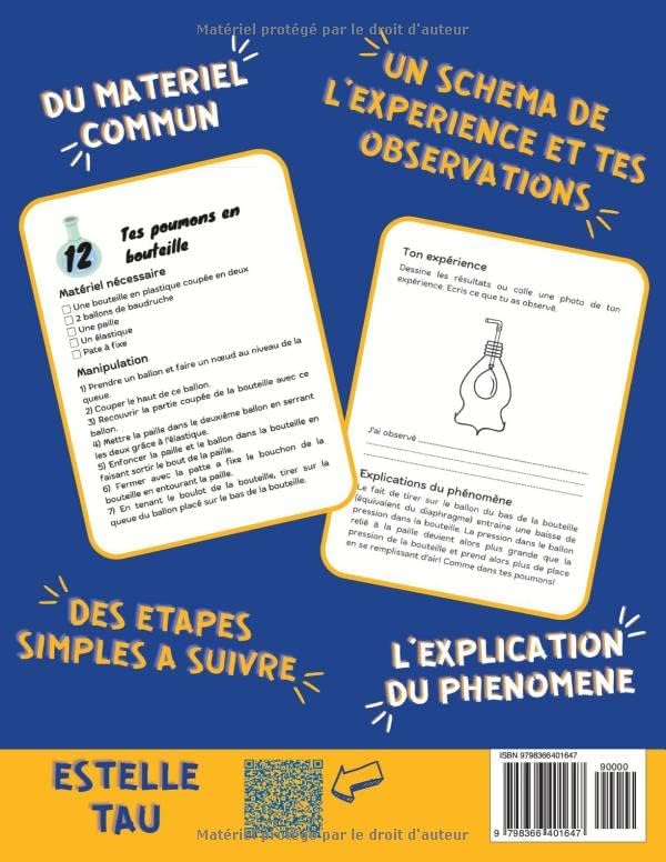 120 Expériences Scientifiques pour Enfants à faire à la Maison: Cahier d'activités scientifiques pour réaliser des expériences incroyables et découvrir les sciences – Image 2