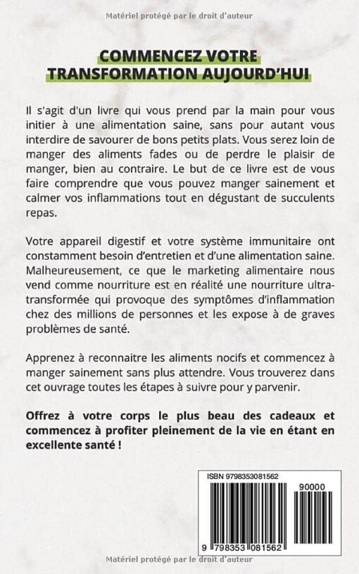 RÉGIME ANTI-INFLAMMATOIRE ET FODMAP: Votre programme pour soulager les symptômes d'inflammation grâce à une alimentation saine et perdre du poids rapidement tout en renforçant votre santé – Image 2