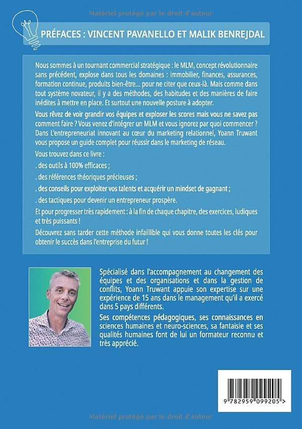 L'entrepreneuriat innovant au coeur du marketing relationnel: Conseils stratégiques et exercices pratiques pour développer, manager et motiver votre organisation en MLM – Image 2