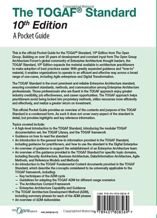 The TOGAF® Standard, 10th Edition - A Pocket Guide: TOGAF® Standard, 10th Edition – Image 2