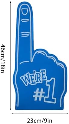 Komsoup Main Géante Supporter en Mousse Numéro 1,Doigts en Mousse Géants pour Événements Sportifs 18 Pouces,pour Les fêtes et Les événements Sportifs – Image 4