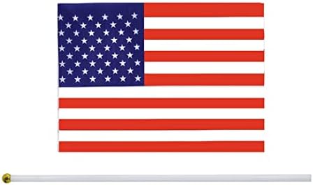 Bannière Nice 50 pays Drapeau du Stick international, Main tenu à la main Petite mini National Pennant Flags Bannières sur Stick, décorations de fête pour les défilés, olympique – Image 6