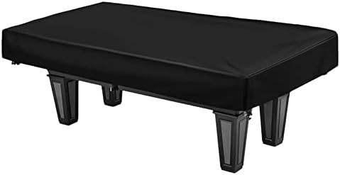 Housse de Protection pour Table de Billard en Tissu Oxford 210D, 7/8/9 ft Housse de Table de Billard avec Cordon de Serrage, Imperméable Anti-UV Anti-poussière, Housse de Billard Intérieur Extérieur