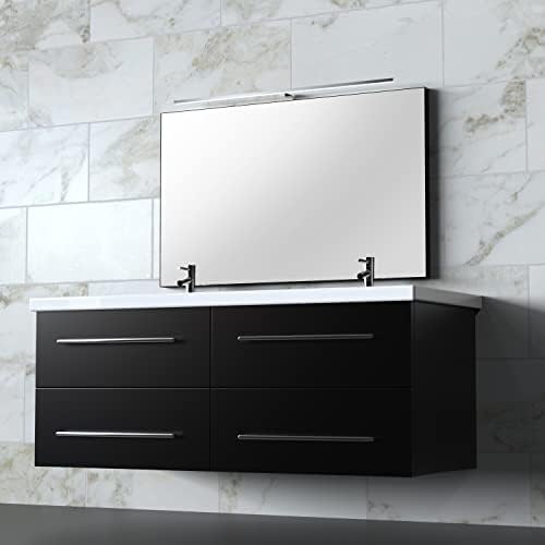 kalb | 100cm LED lampe salle de bain lampe miroir 230V, chrome, blanc neutre – Image 2