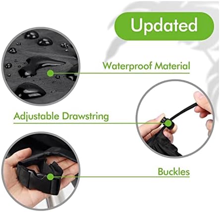 Housse de Protection pour Table de Billard en Tissu Oxford 210D, 7/8/9 ft Housse de Table de Billard avec Cordon de Serrage, Imperméable Anti-UV Anti-poussière, Housse de Billard Intérieur Extérieur – Image 2