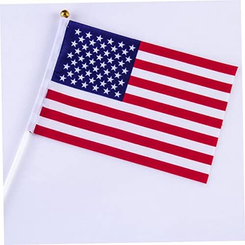 Bannière Nice 50 pays Drapeau du Stick international, Main tenu à la main Petite mini National Pennant Flags Bannières sur Stick, décorations de fête pour les défilés, olympique – Image 3