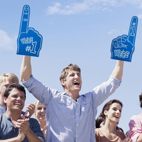 Komsoup Main Géante Supporter en Mousse Numéro 1,Doigts en Mousse Géants pour Événements Sportifs 18 Pouces,pour Les fêtes et Les événements Sportifs – Image 2