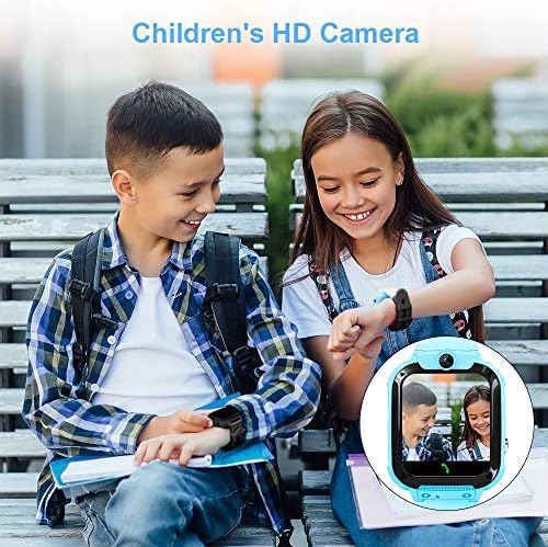 Vannico Montre connectée pour Enfants, IP67 étanche pour Enfants, LBS, Jeux, Appel, SOS, Appareil Photo, Chat Vocal, Mode de Classe, Smartwatch Enfants de 3 à 12 Ans – Image 6