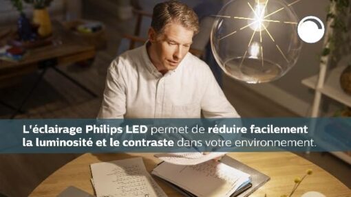 Philips ampoule LED Flamme E14 60W Blanc Chaud Claire, Verre – Image 5