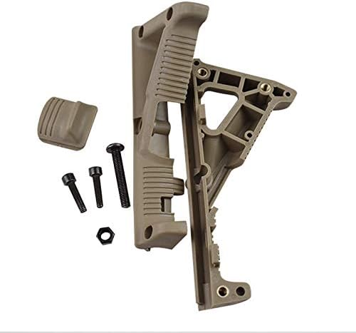Lixia-Qiang, Poignée extérieure de deuxième génération AFG Foregrip Accessoires avec Angled Rail de Guidage for 20 mm Nerf Toy G Un Accessoires (Couleur : Noir) – Image 5