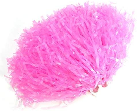 Alomejor Yanmeer 8 Couleurs 2pcs Cheerleading Pom Poms Pompons Sport Danse en Plastique Pom Pom pour Le Sport Spirit Cheering pour Le Jardin d'enfant – Image 2