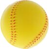 MagiDeal Baseball Balle Soft Baseball de Formation en PU Bonne Résistance Entraînement pour Débutant Enfant en Jaune