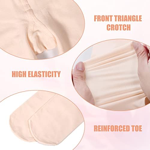 AIEX 2 Paires Collants de Ballet à Pieds, Legging Ballet Collants pour Filles Enfants Femmes Tout-Petits Étudiants Pratiquent – Image 3