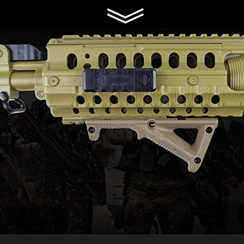 Lixia-Qiang, Poignée extérieure de deuxième génération AFG Foregrip Accessoires avec Angled Rail de Guidage for 20 mm Nerf Toy G Un Accessoires (Couleur : Noir) – Image 3
