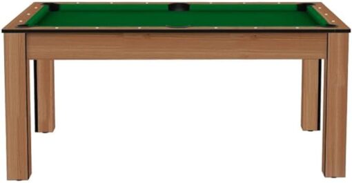 Paris Prix - Table De Billard Convertible Ohio 185cm Hêtre & Vert