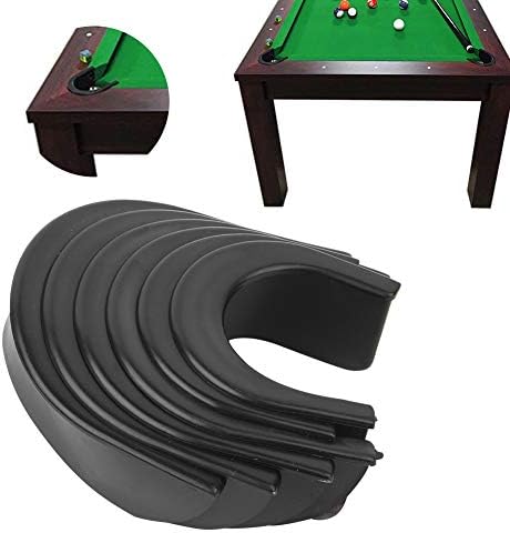KEENSO revêtements de table de billard, doublures en caoutchouc de poche de trou de Table de billard de billard, remplacement de doublures de poche de table de billard en plastique, accessoire de bill – Image 6