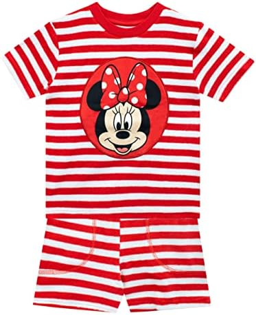 Disney T-Shirt et Short | Vetement Fille Ete | Tenue Minnie Mouse Serviette de Plage