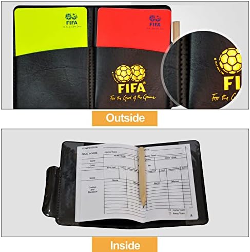 BAOSROY Sifflet Arbitre,Kit Arbitre,Sflet Arbitre,Carton Arbitre,Sifflet Arbitre Football,Carton Arbitre Football,pour Le Football,Le Basket-Ball,l'entraînement Sportif et Les Compétitions – Image 5
