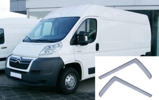 AC WOW Lot de 2 déflecteurs d'air pour Fiat Ducato Peugeot Boxer Citroën à partir de 2006-present Aménagement Intérieur