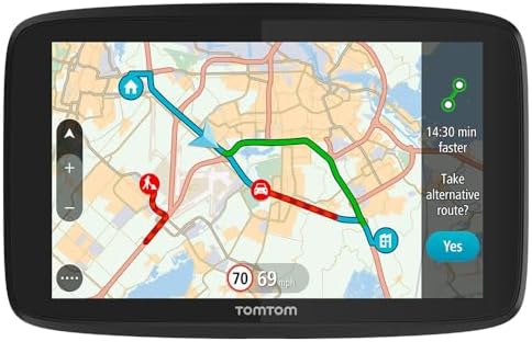 Tomtom GPS Voiture GO 520 (5 Pouces, Cartographie Monde, Trafic, Zones de Danger Via Smartphone)