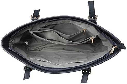 Gallantry - Sac Cabas Femme A4 - Shopper Porté Main Epaule Grande Taille XL - Cabas de Cours Filles lycée - Chic Tendance – Image 6