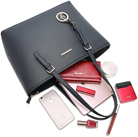 Gallantry - Sac Cabas Femme A4 - Shopper Porté Main Epaule Grande Taille XL - Cabas de Cours Filles lycée - Chic Tendance – Image 5