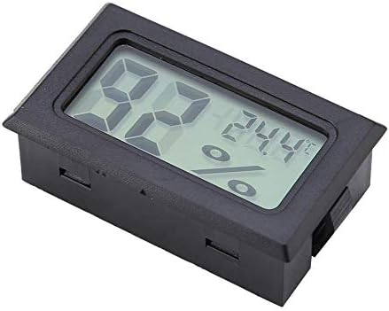 Compteur numérique sans fil Température extérieure intérieure Jauge d'humidité Thermomètre Hygromètre pour les reptiles Terrarium Garde d'animaux (sans piles incluses) – Image 7