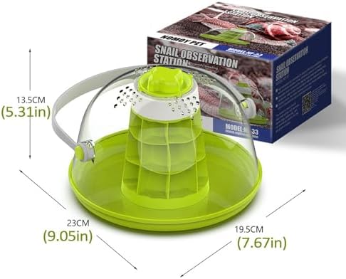 Terrarium pour Reptiles en Verre - Cage D'habitat De Lézard De Terrarium | Boîte D'élevage D'escargots, Maison De Reptiles, Réservoir D'élevage De Reptiles pour Escargots, À Soie, Tortues, P – Image 6