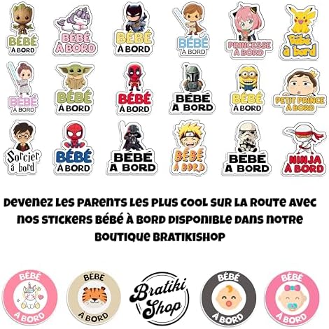 Autocollant Bébé à Bord pour Voiture - Bébé Super-héro 19 x 14 cm, Sticker Bébé à Bord Résistant & Étanche, Signal de Sécurité Bébé à Bord pour Alerter les Conducteurs – Image 6