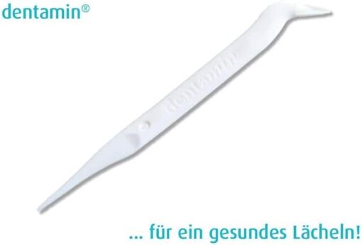 AROBA Dentamine Lot de 50 cure-dents emballés individuellement de manière hygiénique Blanc – Image 3