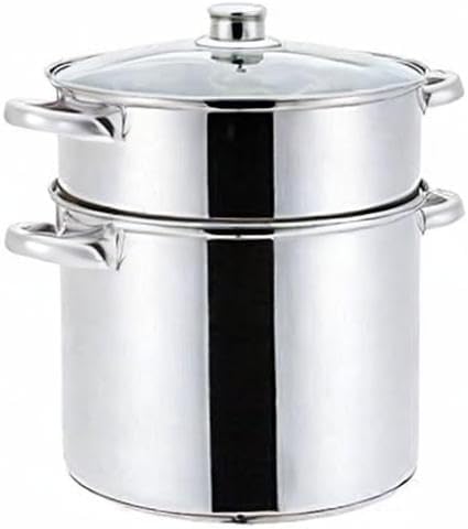 Haussmann Héritage® Couscoussier/Cuit Vapeur/Faitout 3 en 1- INOX-Tous Feux Dont Induction-HM-0850(8Litre/22cm) – Image 7