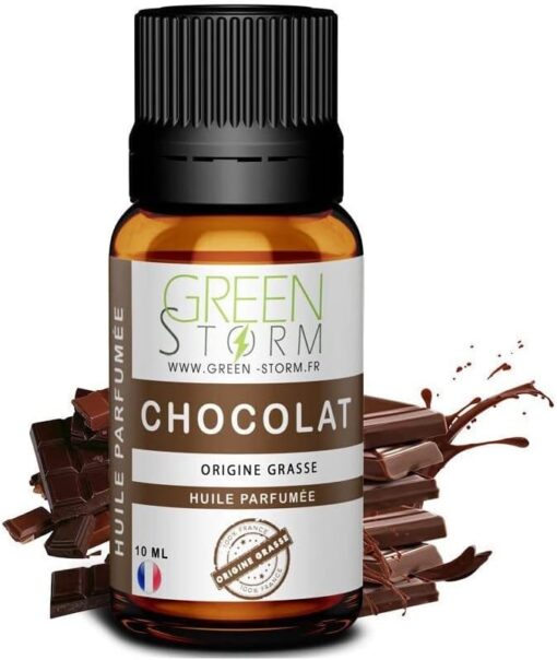 Huile PARFUMÉE Chocolat 10 ML, Huile Essentielle - Diffusion, Cosmétique, Massage, Bain aromatique - DIY Bougie, Savon, Crème, Huile, Lotion - Peau Cheveux Green-Storm