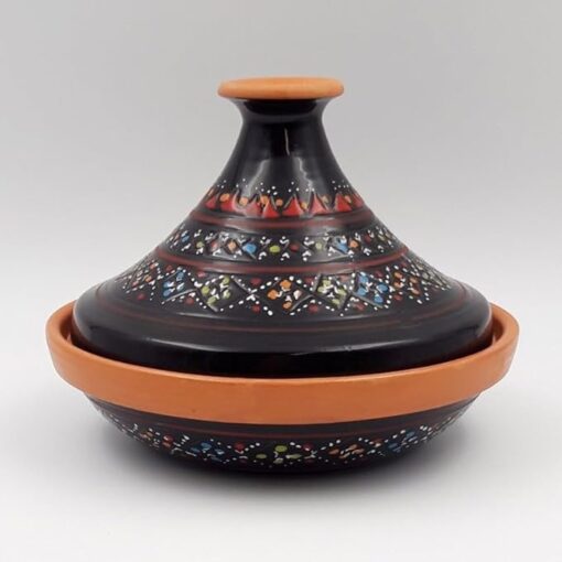 Tajine individuel évasé Marrakech Noir - D 22 cm – Image 2