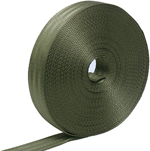 Tenn Well Sangles de Fixation pour Arbre de Jardin, 20M Sangle de Soutien en Nylon Solide pour Grandes Plantes, Piquets, Greffes et Lissage (Vert)