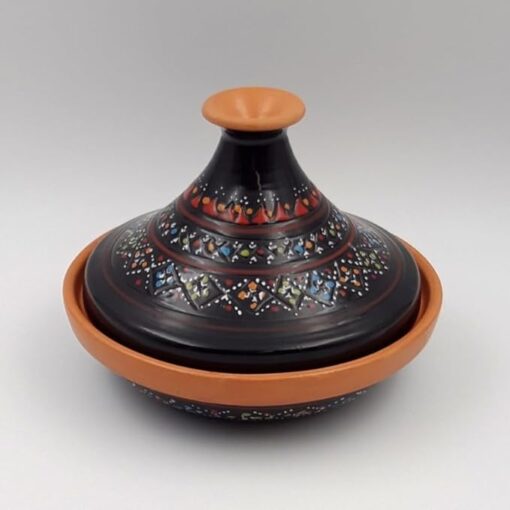 Tajine individuel évasé Marrakech Noir - D 22 cm – Image 4