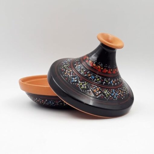 Tajine individuel évasé Marrakech Noir - D 22 cm – Image 3