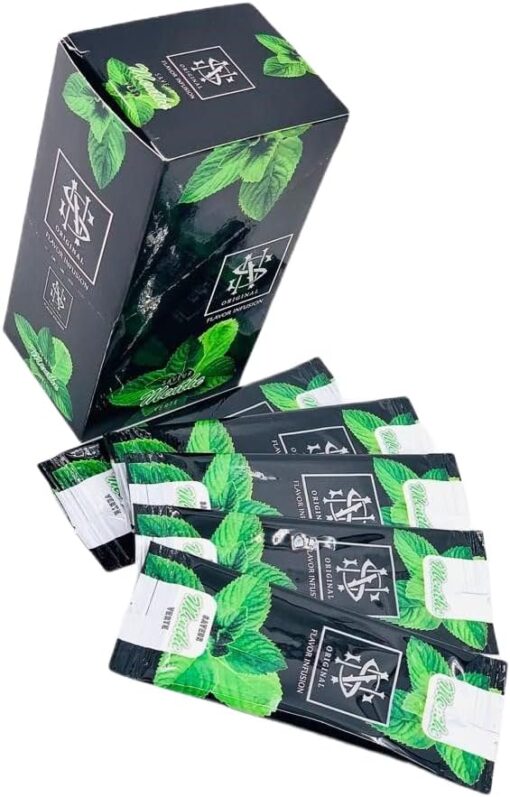 Lot de 30 Cartes à Infusions - Saveur Menthe Verte - NS Originial - Languettes aromatiques - Cartes aromatiques – Image 4