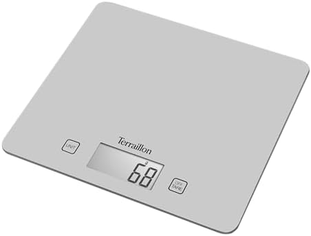 TERRAILLON - T1040 Balance de Cuisine - Argent - Capacité 5 kg - Tare, Conversions Liquides, Ultra-Fine – Image 7