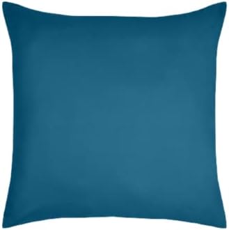 Lovely CASA - Taie d'oreiller -Taille 50x70 cm - 100% Coton certifié Oeko-Tex - Excellente qualité - Couleur Pétrole -Modèle Eden - Linge de Lit pour Maison - Doux et Confortable - Unisexe - Mixte – Image 9