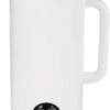 SABUIDDS Mixeur et cuiseur à soupe en acier inoxydable - 350 ml - 6 programmes automatiques - Pour le lait de soja, le nettoyage, le jus, l'eau bouillante, les congés et les purées - Blanc