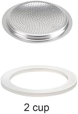 Yuanpgky Moka Joint d'étanchéité en caoutchouc de silicone pour cafetière expresso Moka (12 tasses + tamis ) – Image 7
