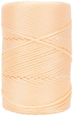 WNDUOKXH Fils à Crochet tricotés Creux en Polyester, Cordon épais pour l'artisanat de Bricolage, Fils à Crochet Creux pour Bricolage, Large Application, Kaki Clair – Image 10