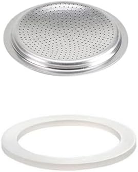 Yuanpgky Moka Joint d'étanchéité en caoutchouc de silicone pour cafetière expresso Moka (12 tasses + tamis )