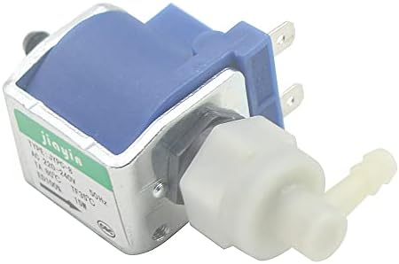 Jiayin JYPC-8 Pompe électromagnétique à piston 15 W AC 230 V – 240 V 50 Hz 110 cc/min Pompe électromagnétique pour balai à vapeur/fer électrique/nettoyeur vapeur, etc (coude) – Image 7