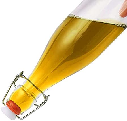 Casavetro 10 x 750 Bouteilles Vides en Verre Swing Bouchon en Caoutchouc Hermétique Réutilisable Rechargeable pour Home Brewing Gin Vinaigre d'Eau (10 x 750ml) – Image 6
